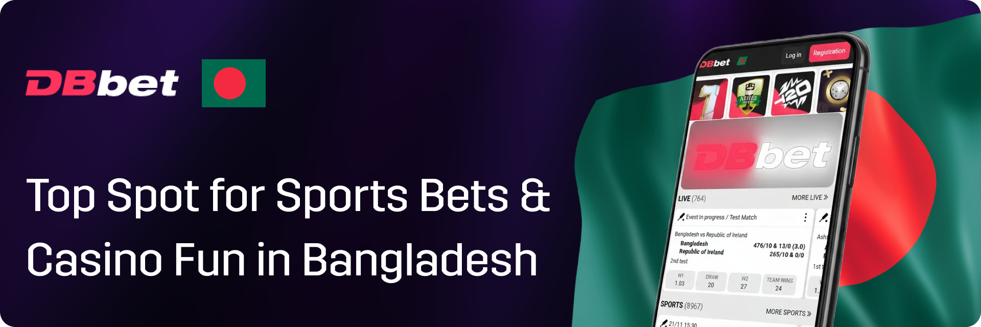 DBbet: Top Spot for Sports Bets and Casino Fun in Bangladesh